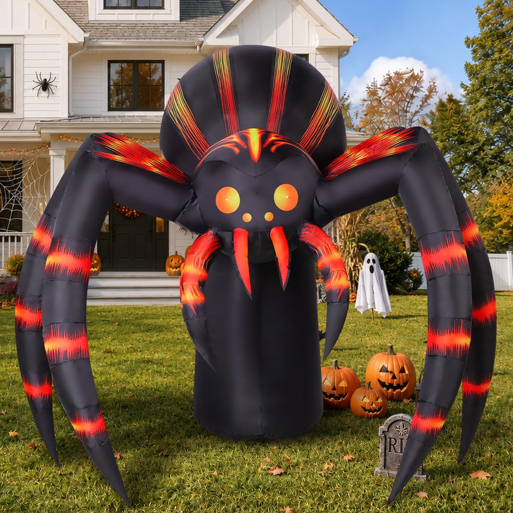 7FT Halloween Inflatables Yard Decor with LEDs N605198