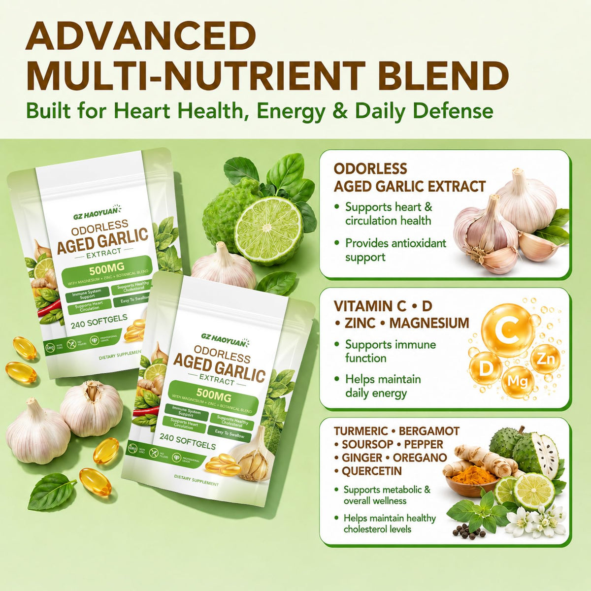 Odorless Garlic Capsules A923337