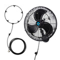 20 Inch Outdoor Wall Mount Fan with Misting Ring J54158