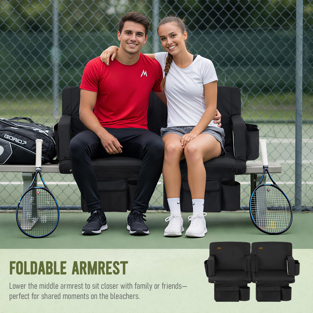 Stadium Seat with Back Support and Armrests U3373