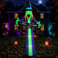8FT LED Inflatable Witch Yard Decor B543