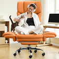 Brown Office Chair with Flip Armrests O5803