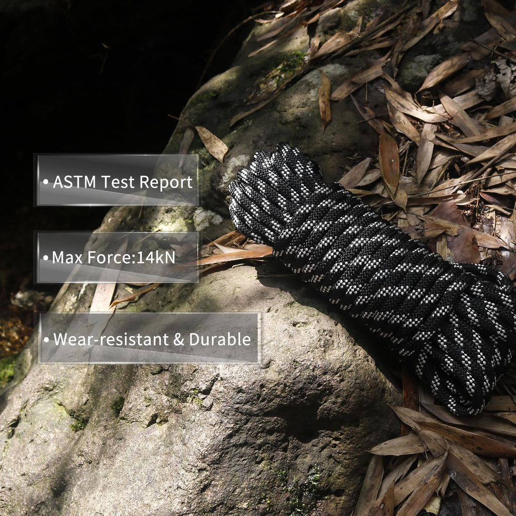 8mm 10mm Double Braid Climbing Rope R9664