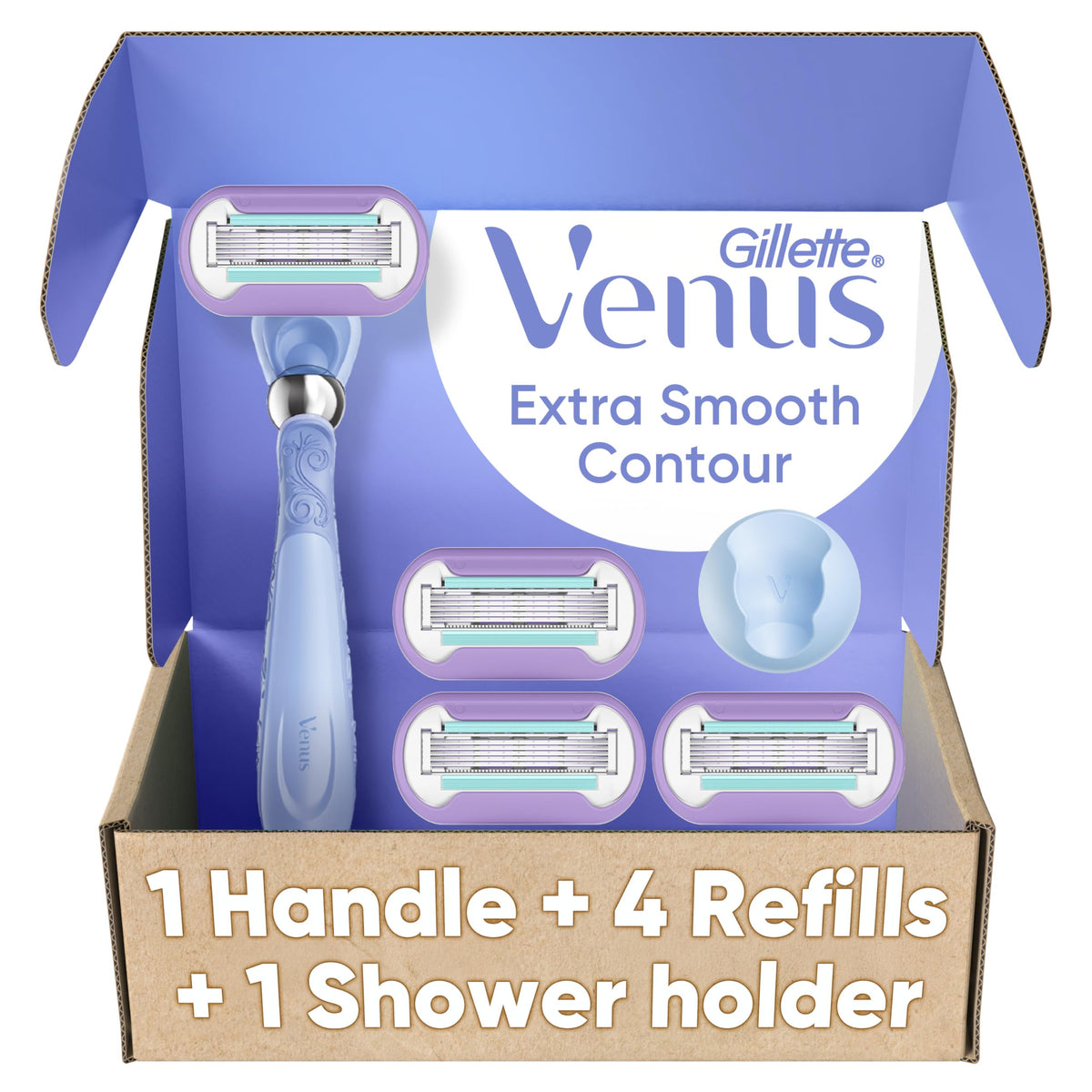 Razor with 4 Count 5-Bladed Refills S902472
