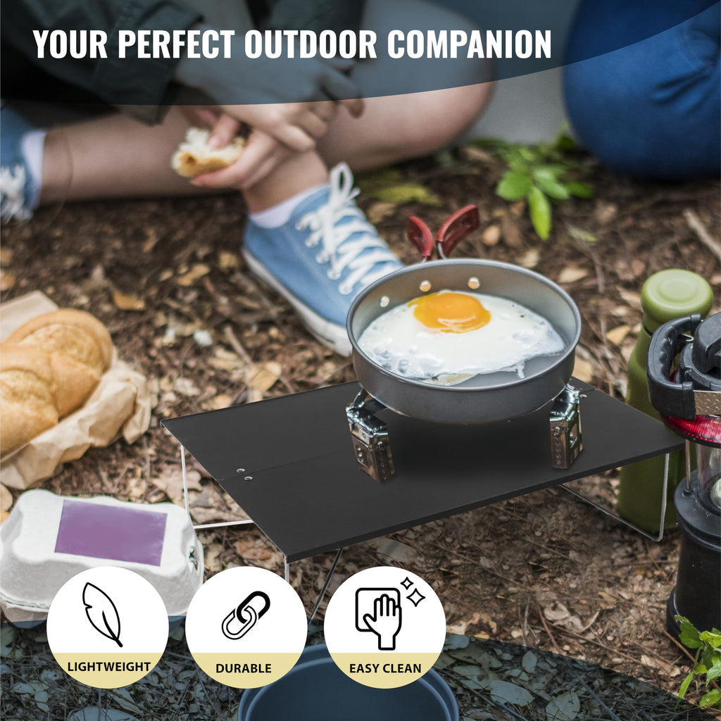Compact Mini Camping Table Folding Black G22819