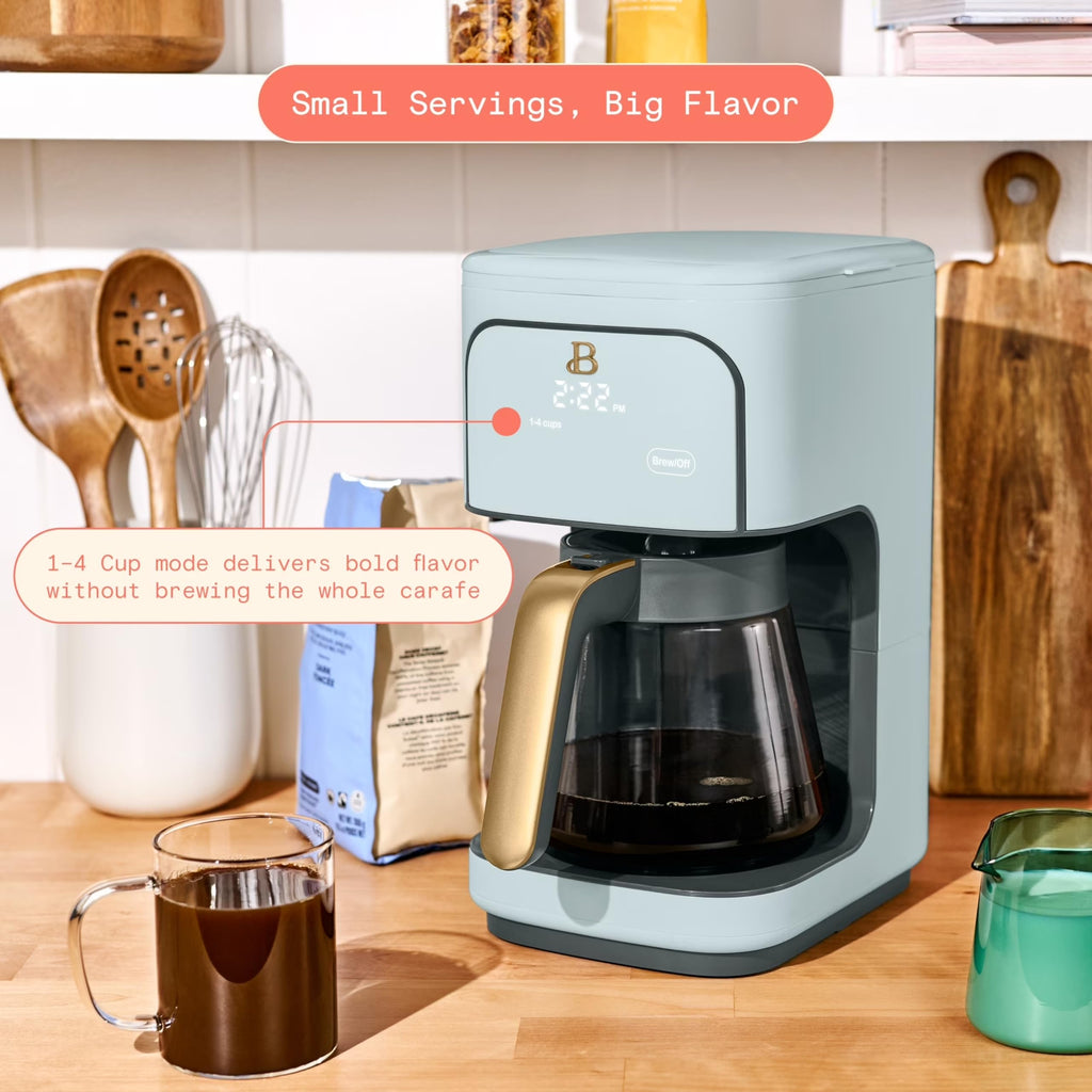 12-Cup Programmable Coffee Maker with Glass Carafe T82721