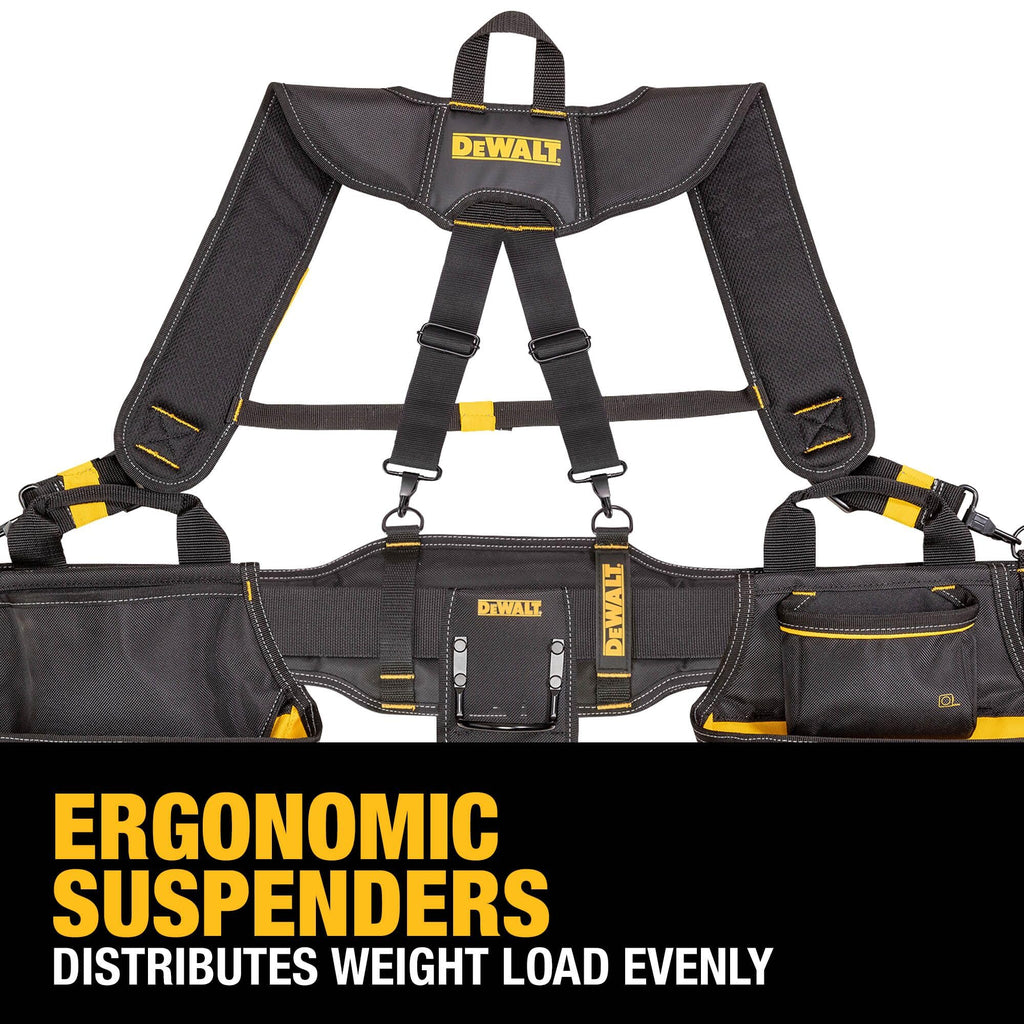 Heavy Duty Tool Belt Organizer with Suspenders and 25 Pockets T702270