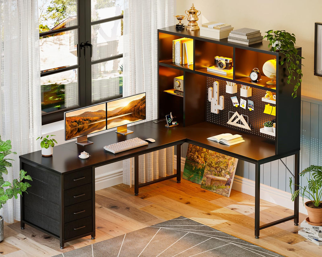 63" L Shaped Desk H559743