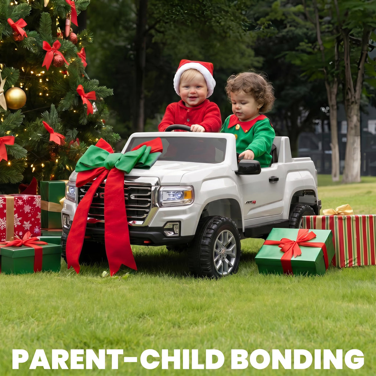 24V 2 Seater Ride On Car White B57505