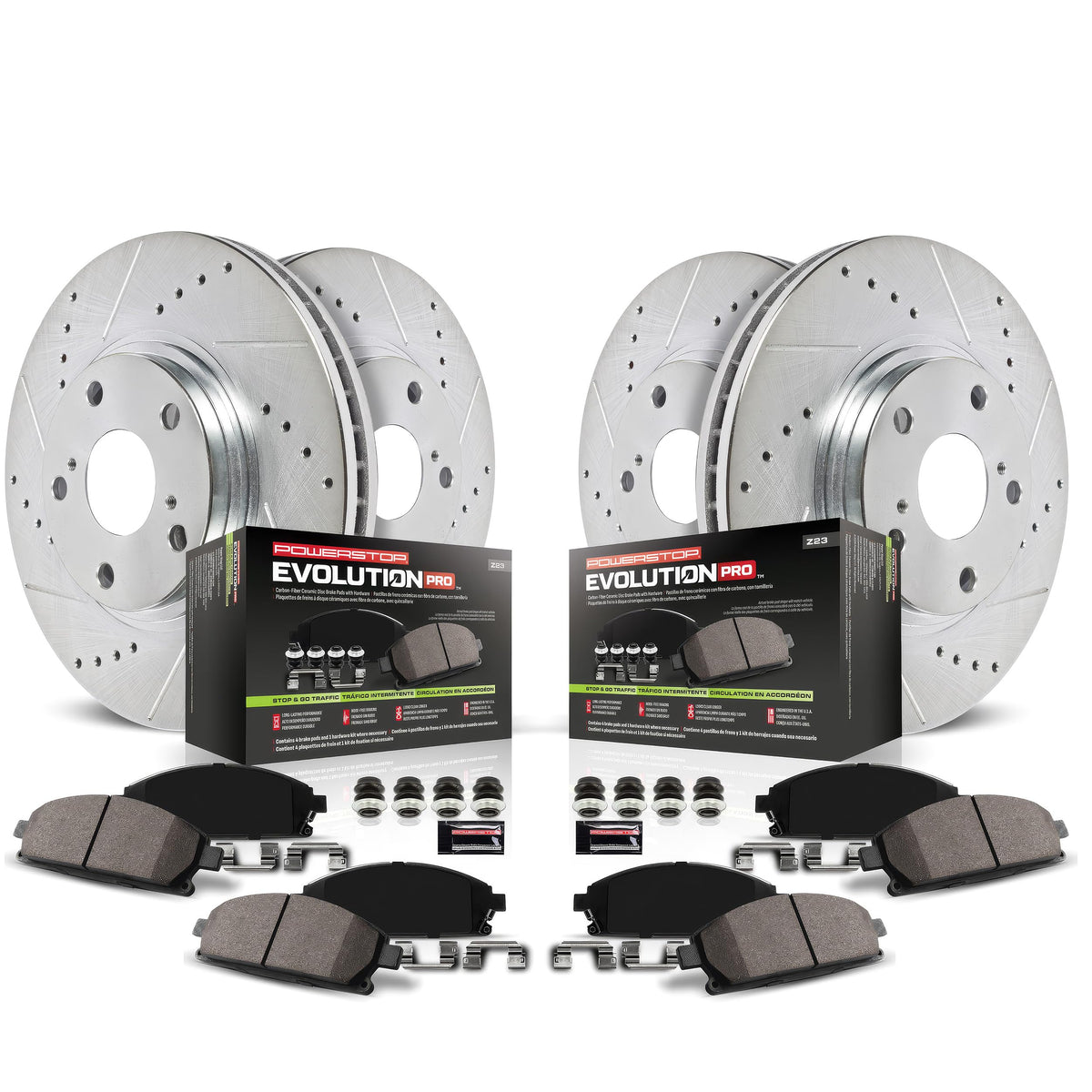 Brake Pad & Rotor Kit Front & Rear E4779