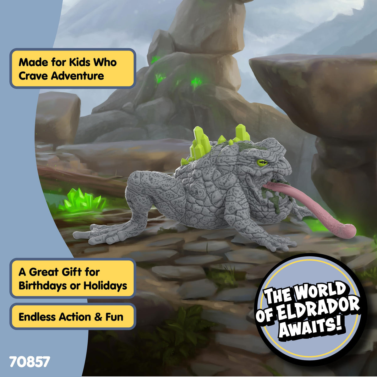 Stone Toad Toy Figurine X9764