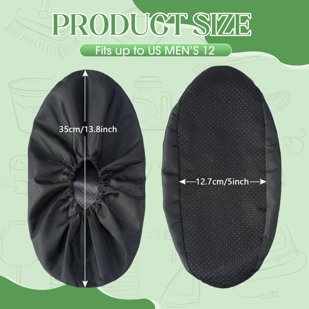 8 Pairs Reusable Waterproof Non Slip Shoe Covers X-Large T190
