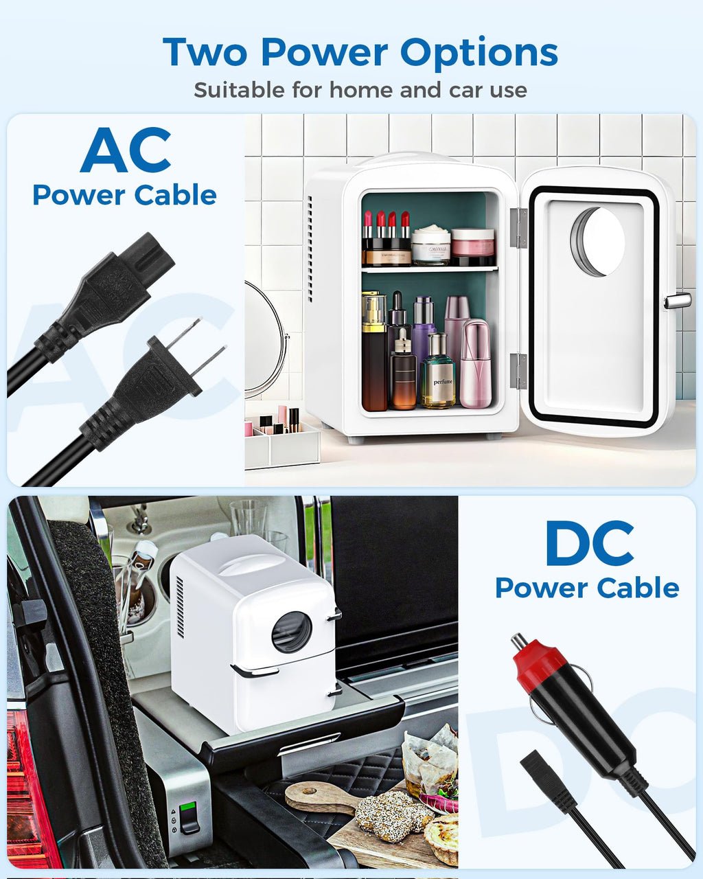 White Mini Fridge Z6607