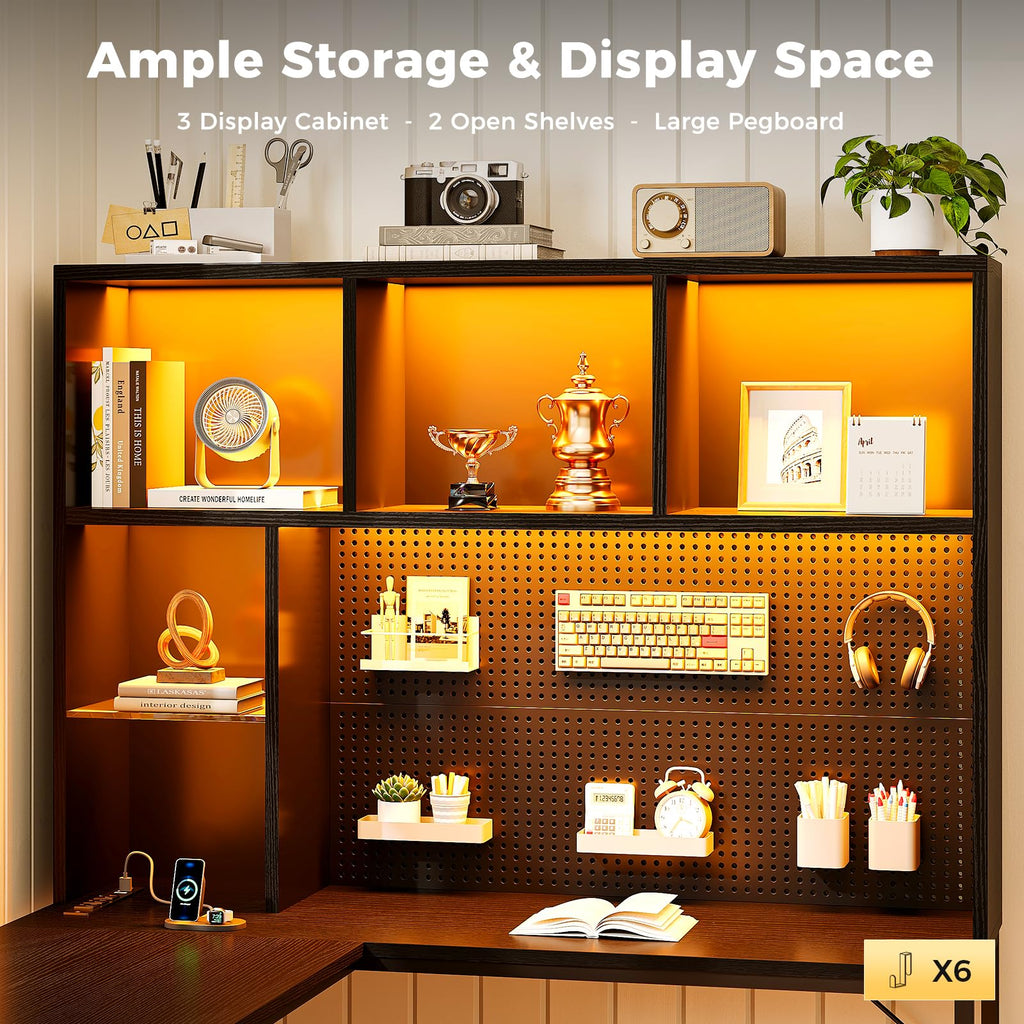 63" L Shaped Desk H559743