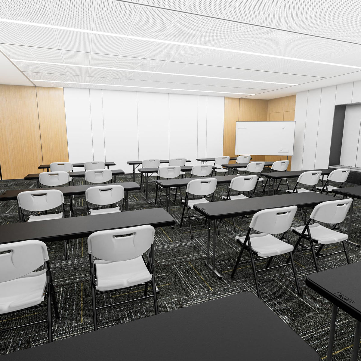 White 4 Pack Folding Chairs K45126