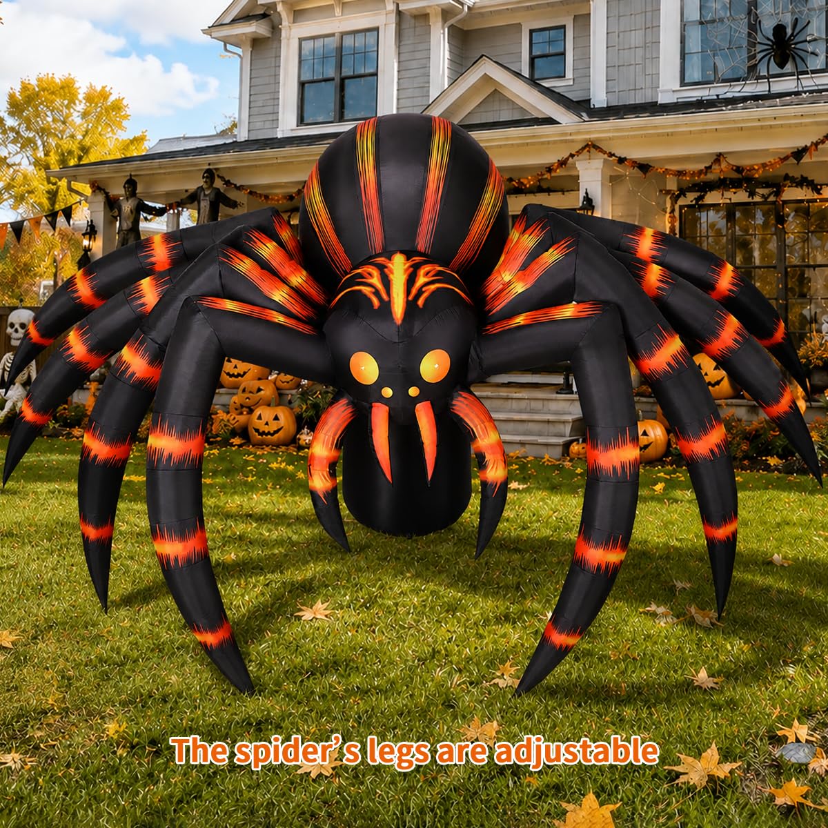 7FT Halloween Inflatables Yard Decor with LEDs N605198