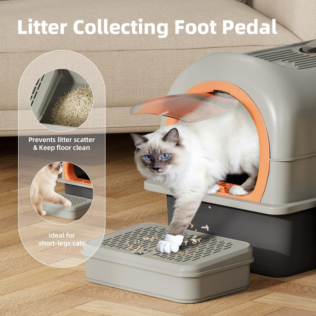 Stainless Steel Cat Litter Box with Lid P50719