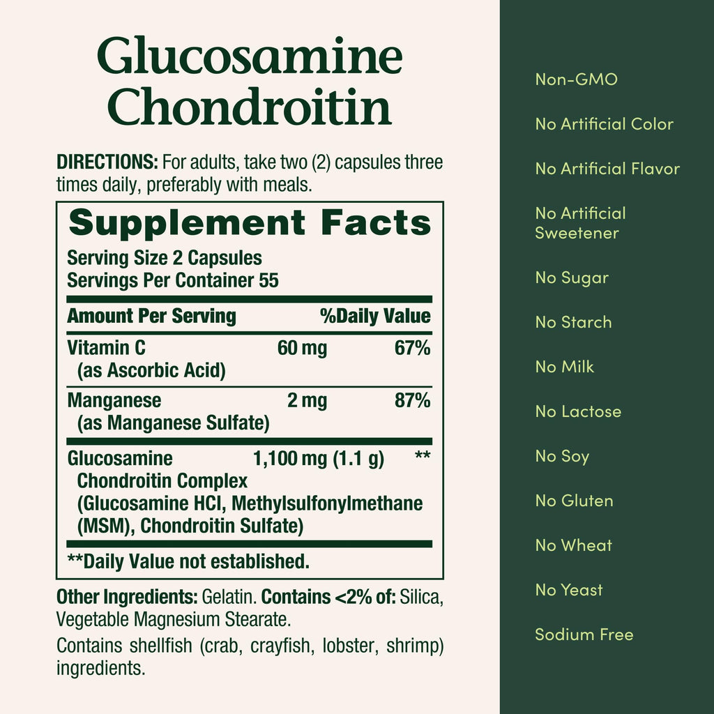 Glucosamine Chondroitin Dietary Supplement Y90260