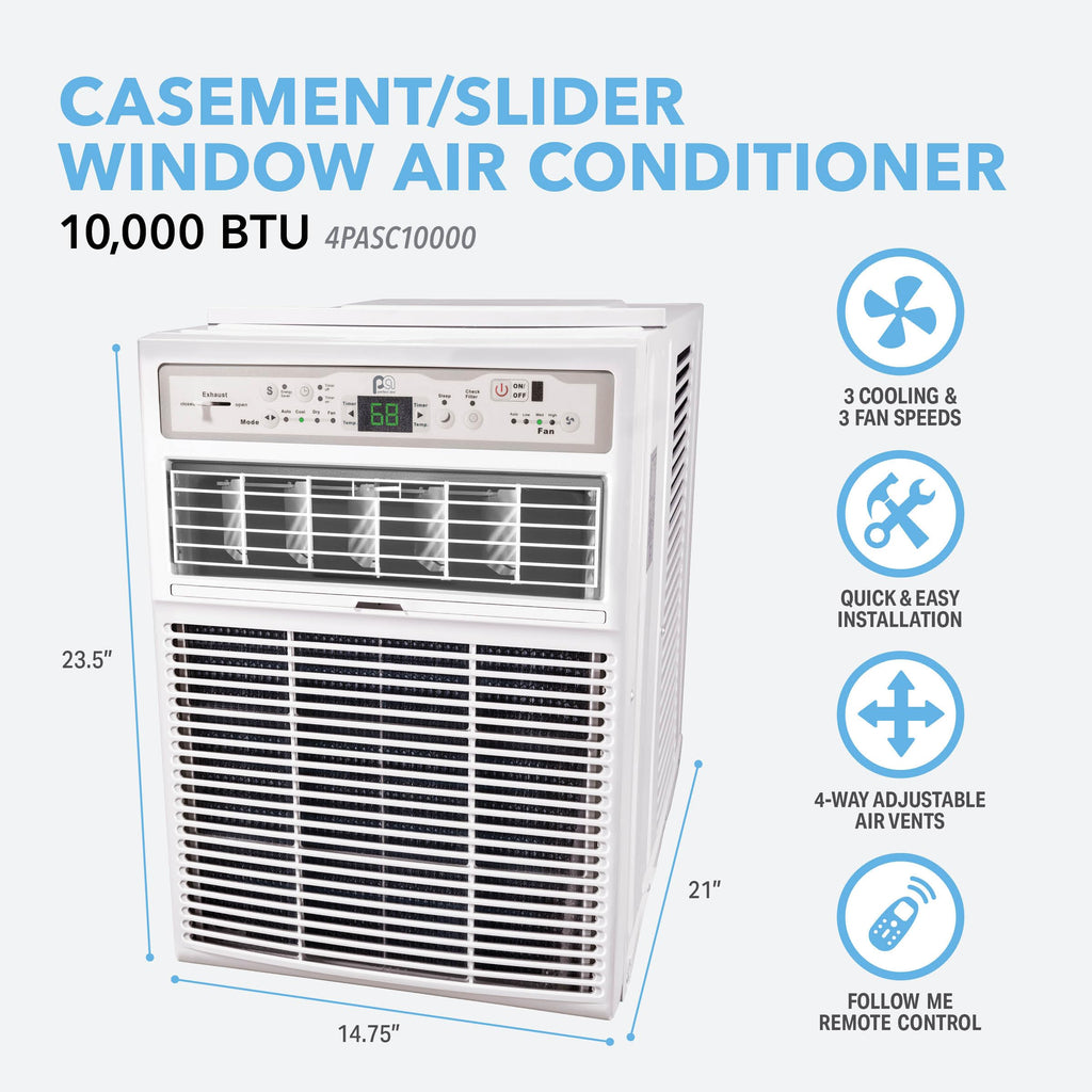 10,000 BTU Casement Window Air Conditioner P892