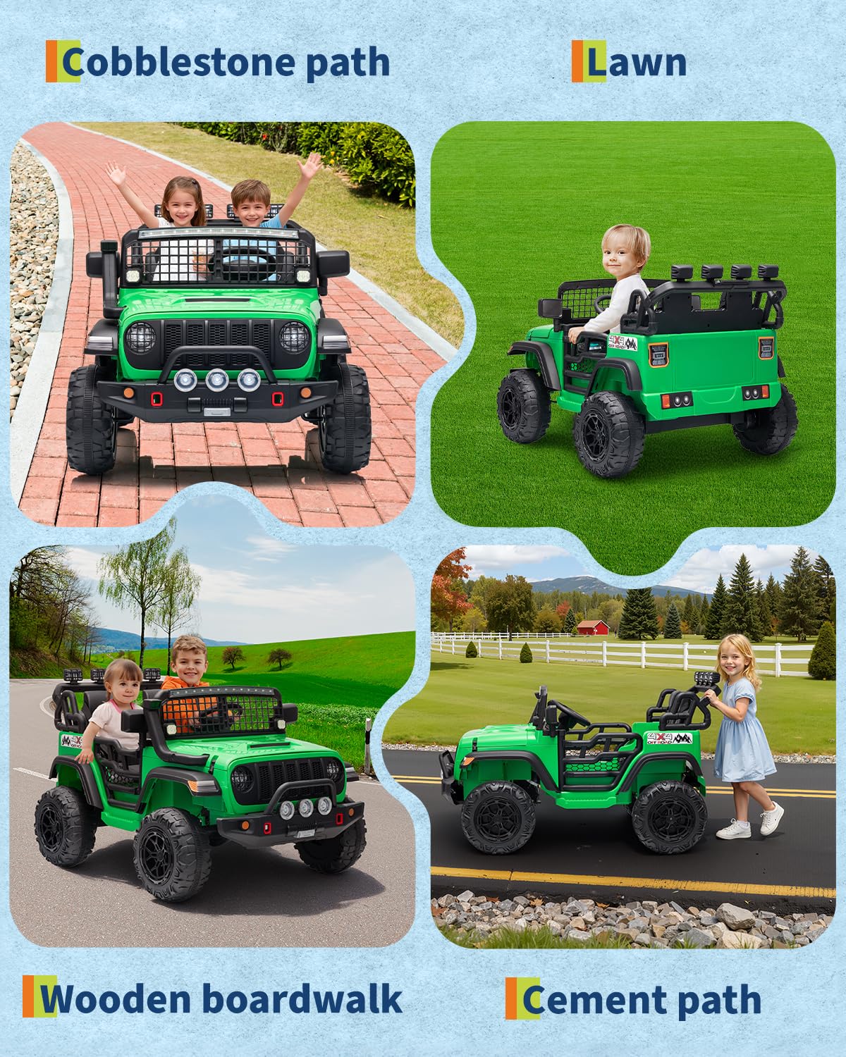 24V 2-Seater Ride on Toy with Remote Control M77172