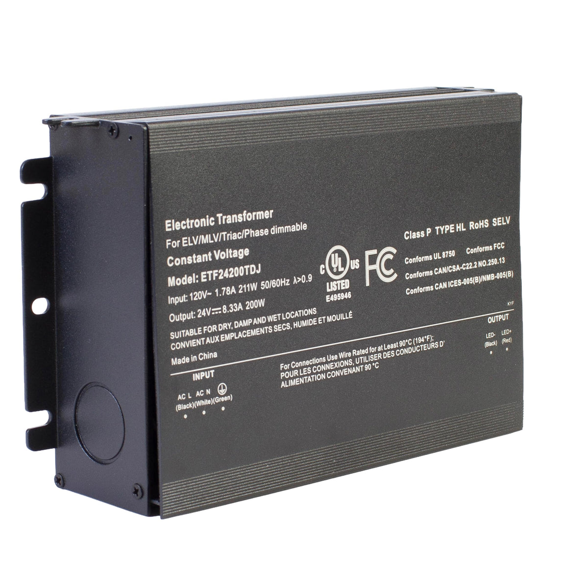 24v 200W Dimmable Constant Voltage Power Supply W453