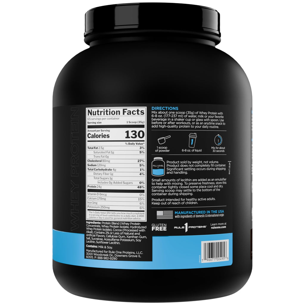 Whey Protein Powder Chocolate Fudge 65 Servings W384611
