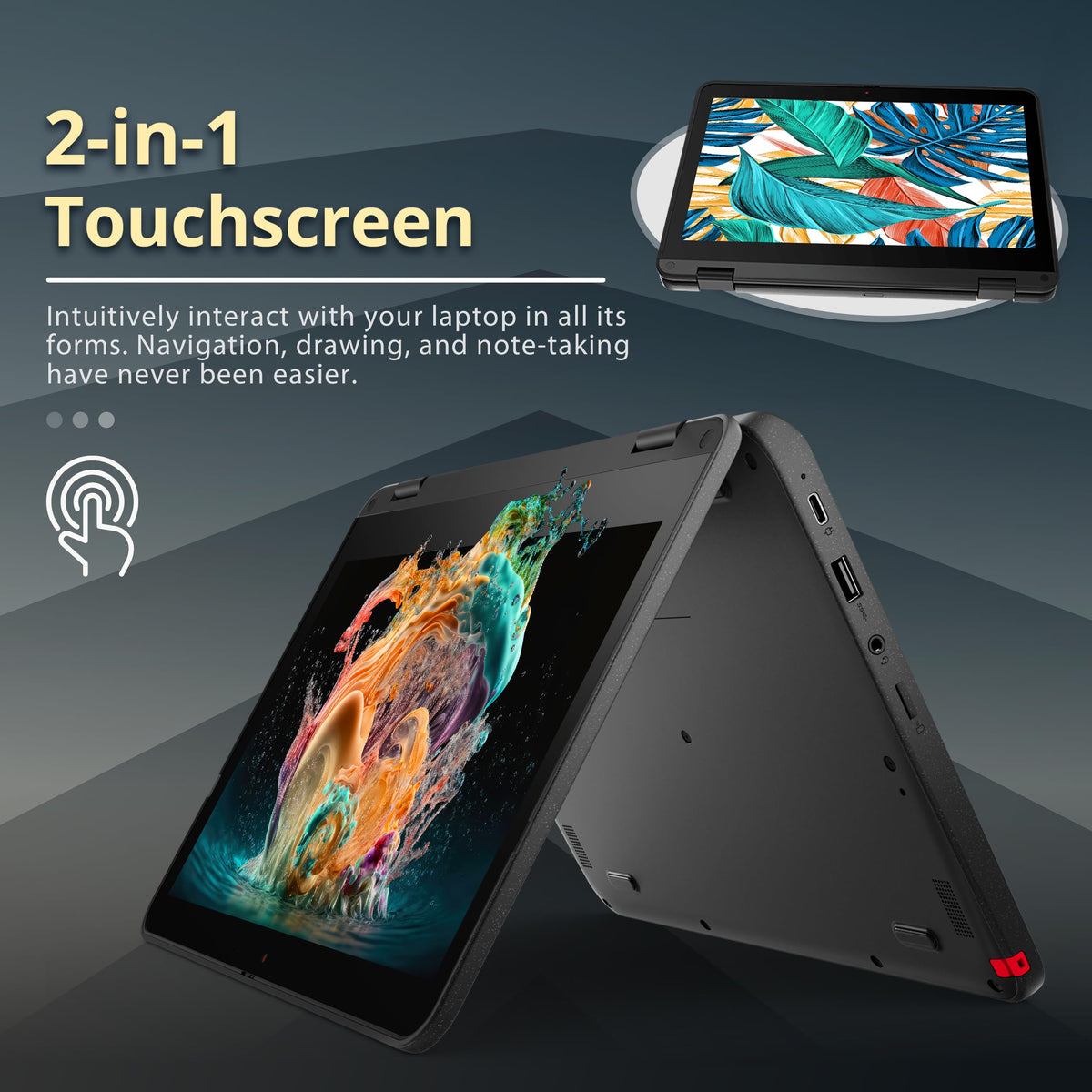 11.6" 2-in-1 Touchscreen Chromebook D783