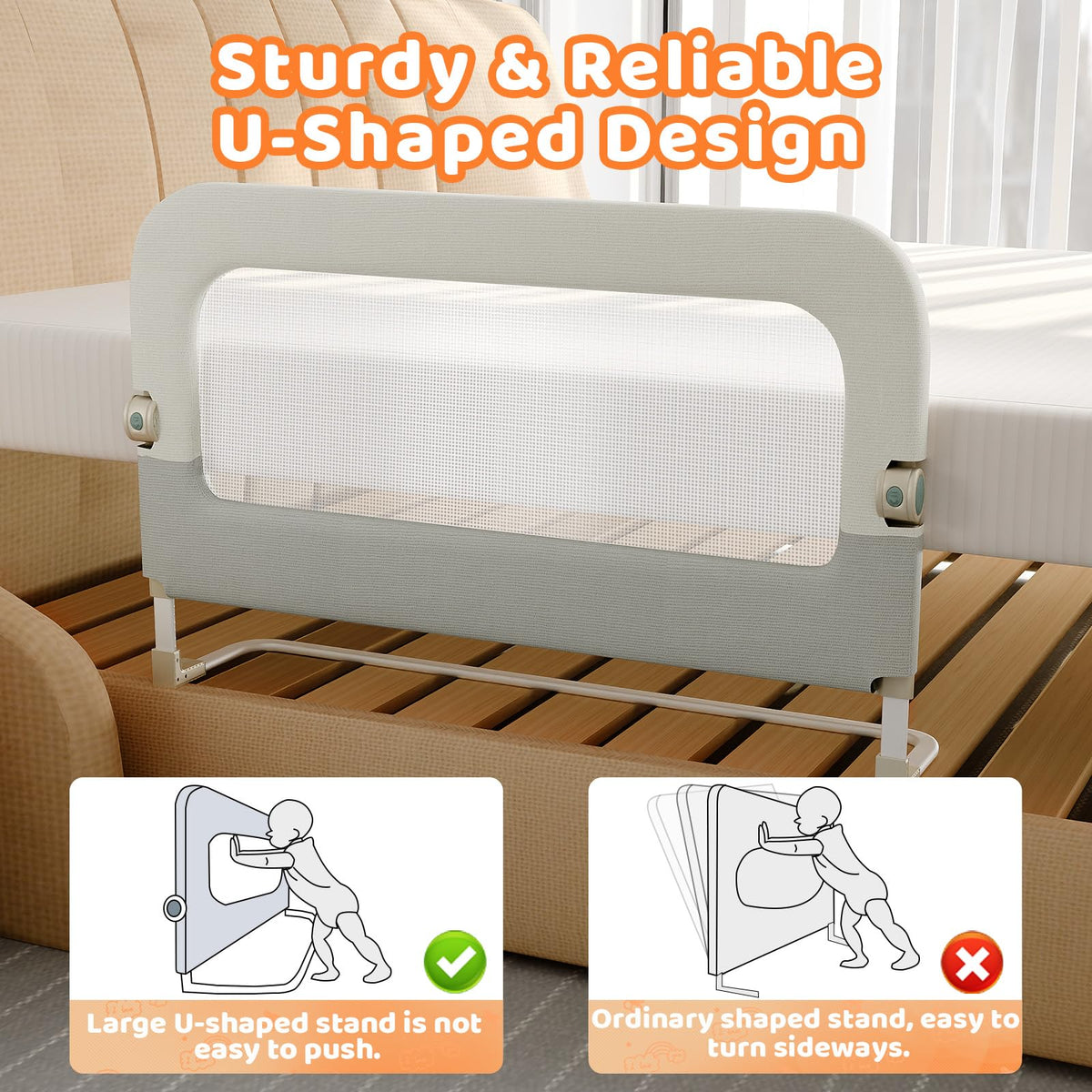 Foldable Safety Bed Rail Z889