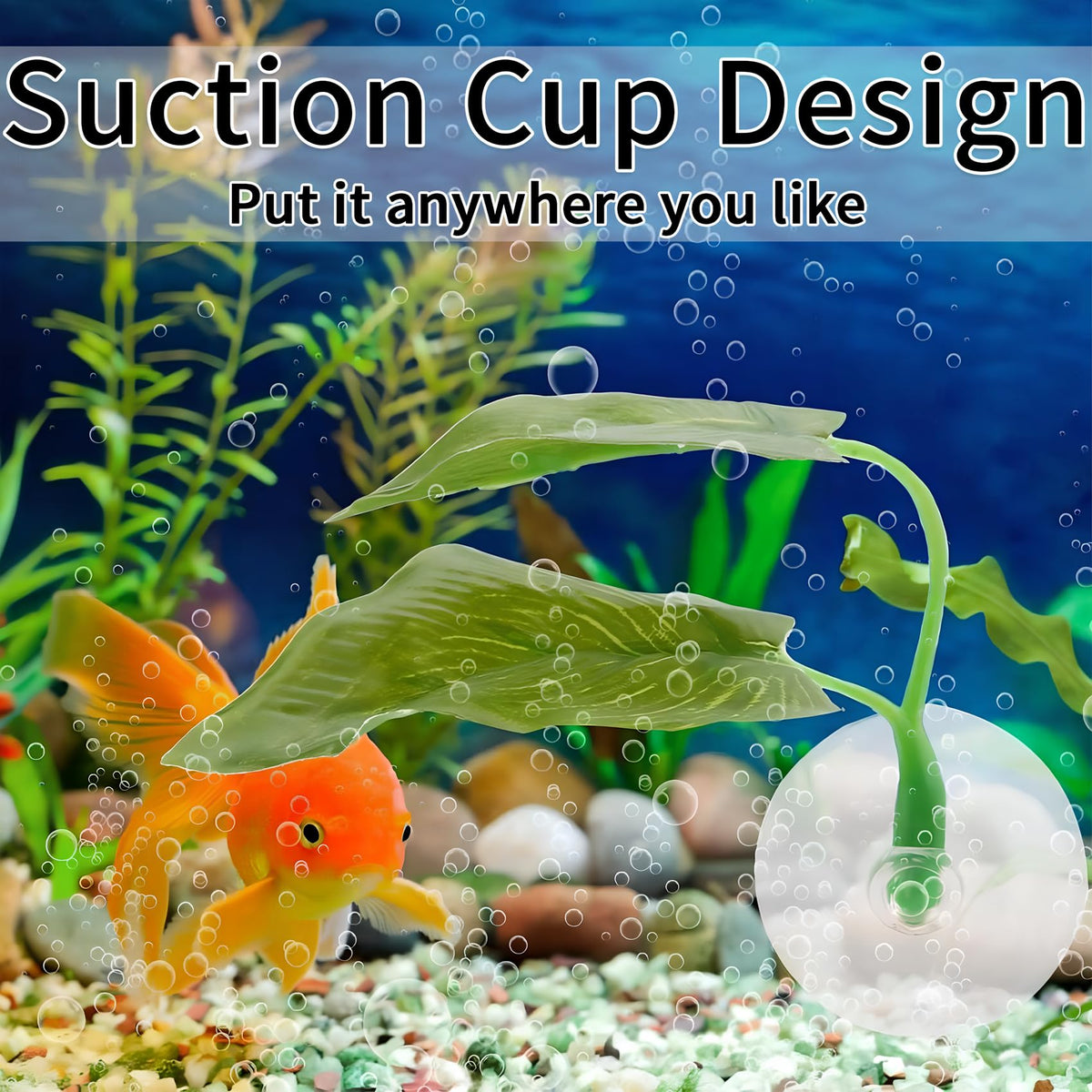 Betta Fish Leaf Hammock, 2 PCS Aquarium Decor N3966