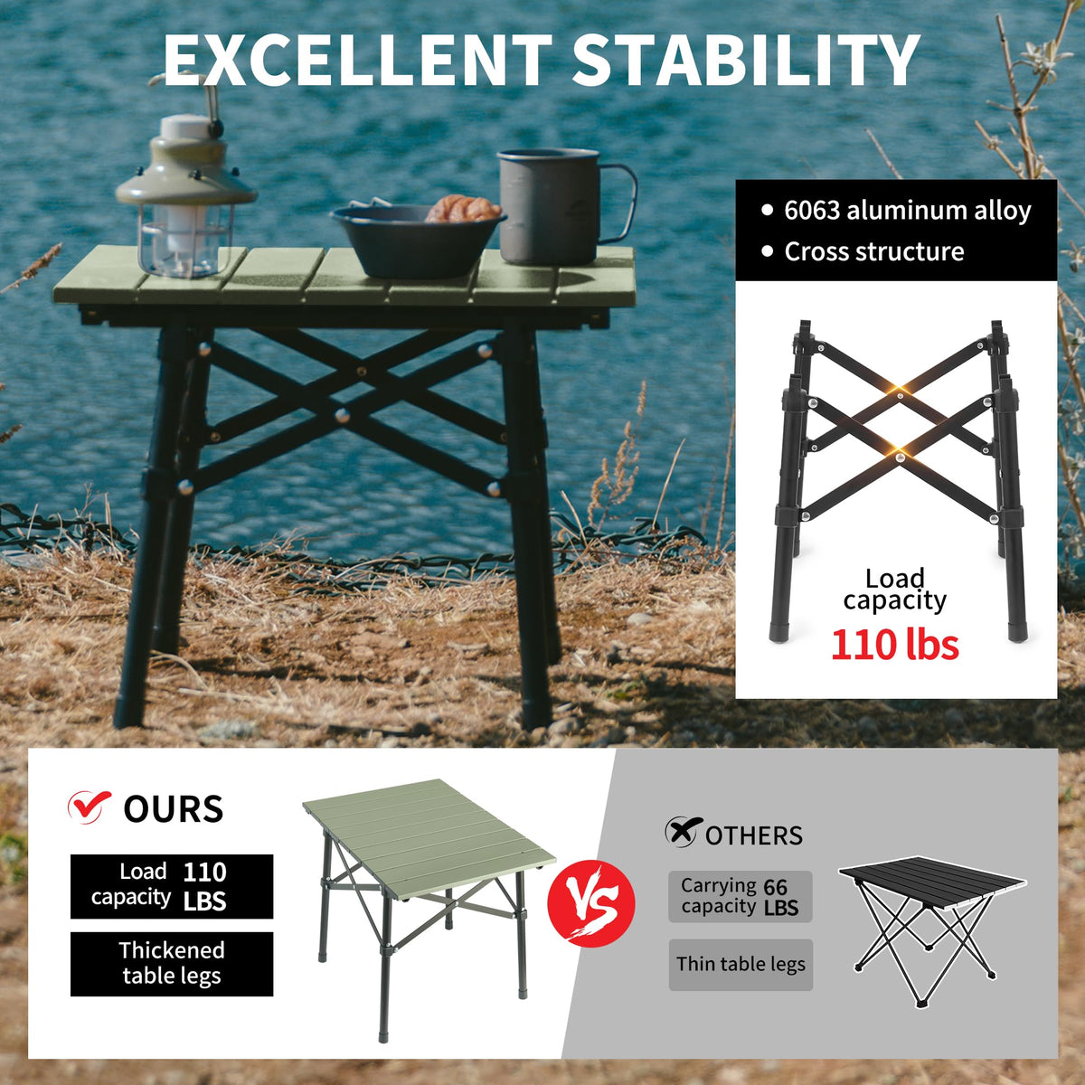 Aluminium Folding Camping Table G7250