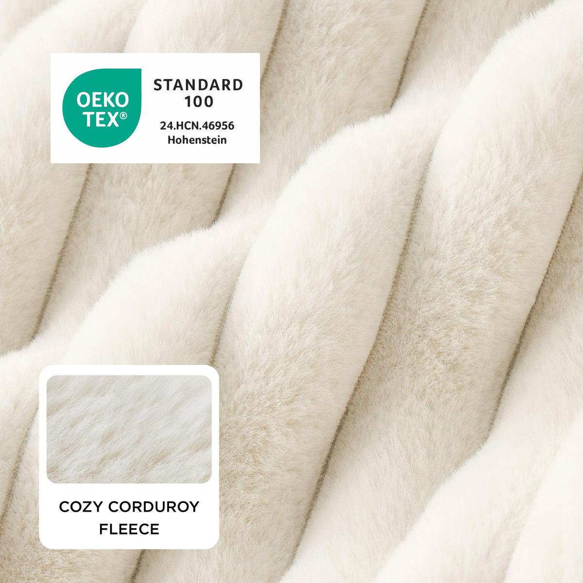 Cream Washable Dog Bed O392
