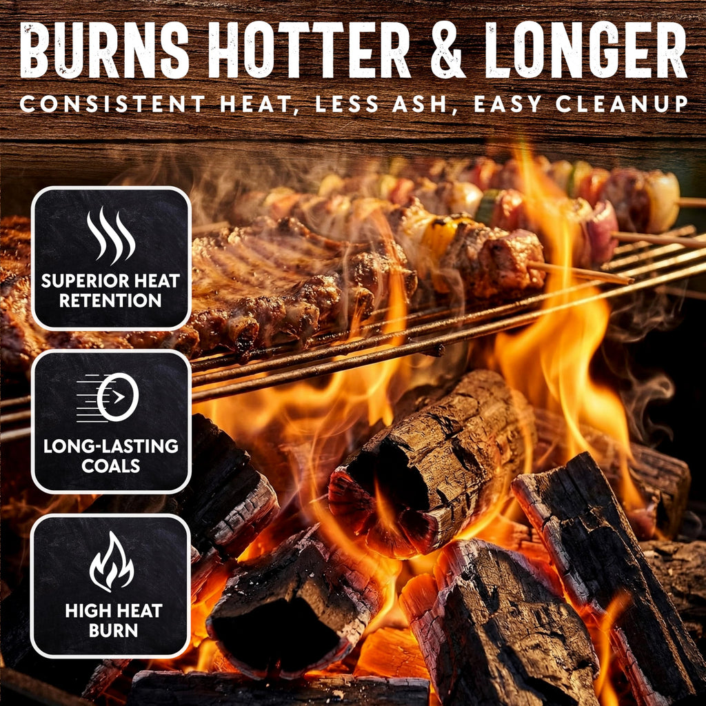 8 LB. All Natural Hardwood Lump Charcoal W7887